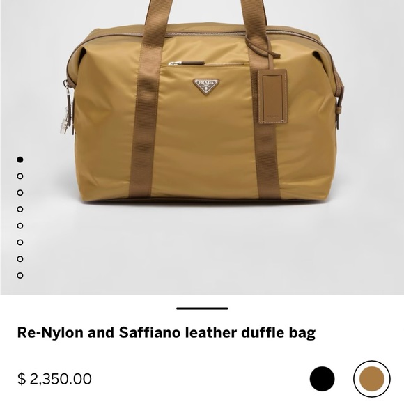 PRADA Re-Nylon and Saffiano leather duffle bag - Picture 9 of 9
